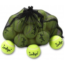 Мяч для большого тенниса INDIGO (24 шт в сетке) начальный уровень IN154 Желтый